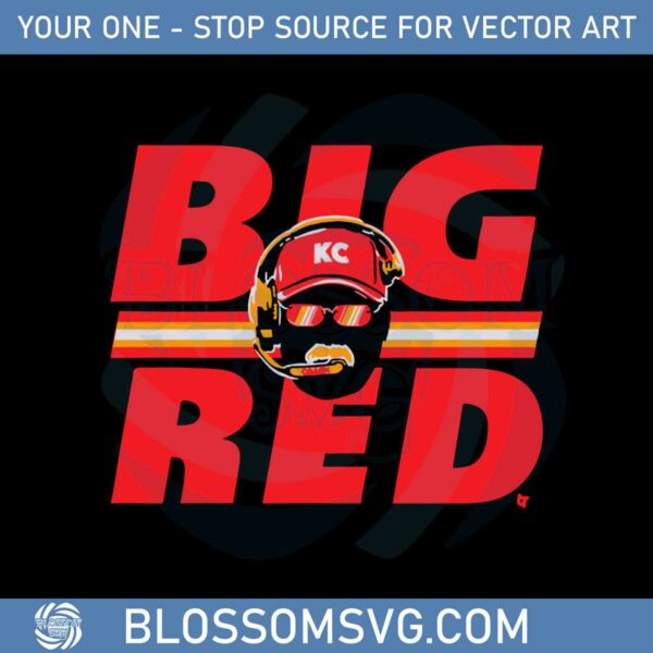 Big Red Kc Chiefs Football Svg Files For Cricut Sublimation Files