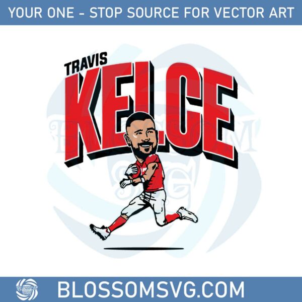Travis Kelce Kc Chiefs Football Player Svg Cutting Files