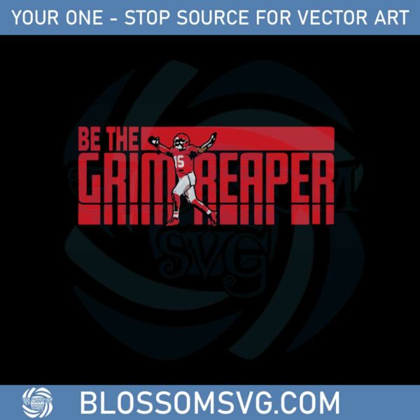 Patrick Mahomes Be the Grim Reaper SVG Graphic Designs Files