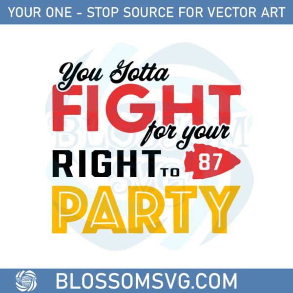 you-gotta-fight-for-your-right-to-party-svg