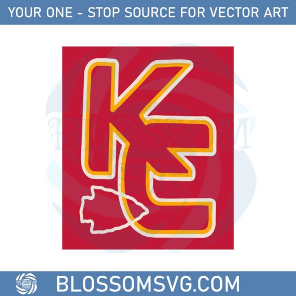 Kc Arrow Heart Kc Chiefs Fans SVG Graphic Designs Files