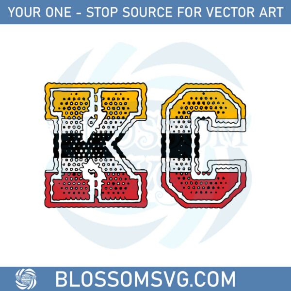 Kc Kansas City Chiefs Football Fans SVG Cutting Files