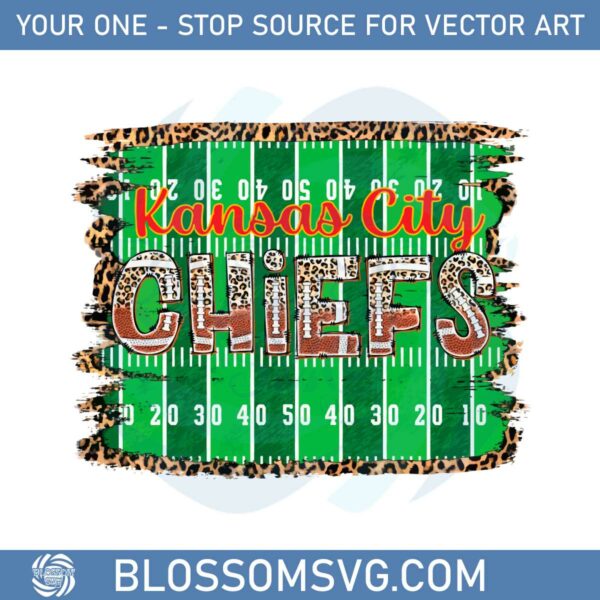 chiefs-leopard-print-football-field-png-for-cricut-sublimation-files