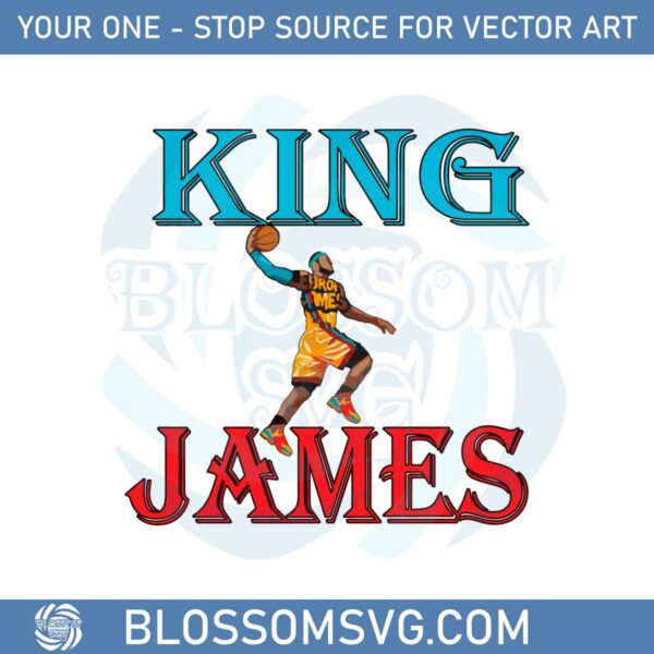 king-james-king-of-basketball-svg-graphic-designs-files