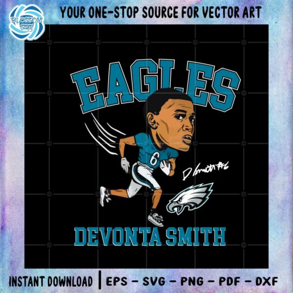 devonta-smith-emoji-big-head-signature-philadelphia-eagle-svg