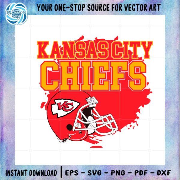 kansas-city-chiefs-football-helmet-svg-graphic-designs-files