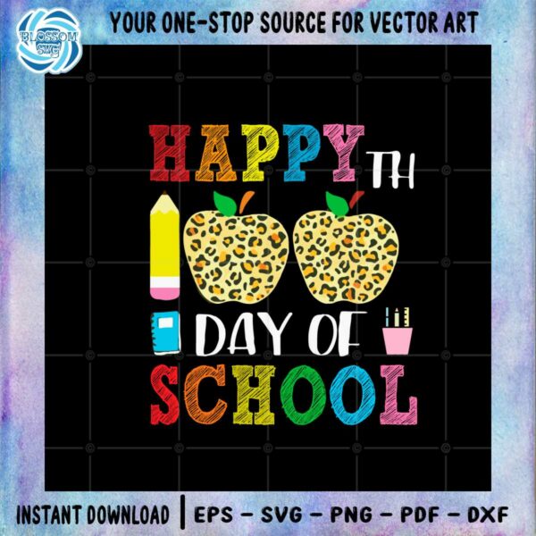 happy-100th-day-of-school-leopard-apple-teacher-svg-file