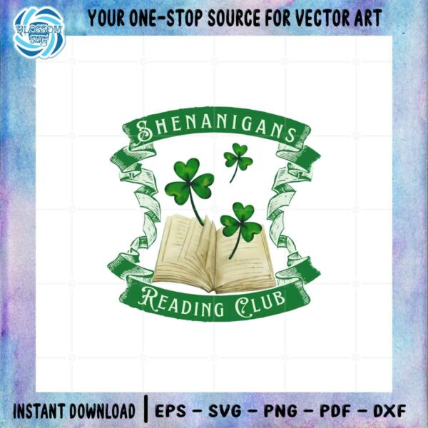 shenanigans-reading-club-funny-lover-st-patricks-day-png