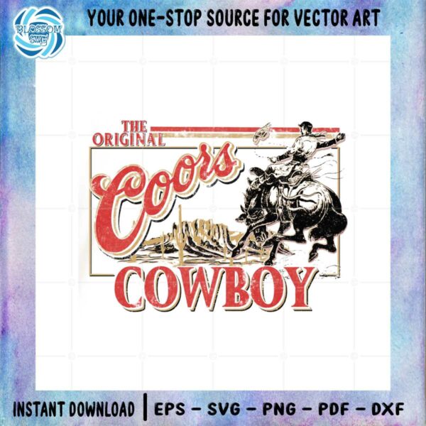 the-original-coors-cowboy-retro-png-sublimation-designs
