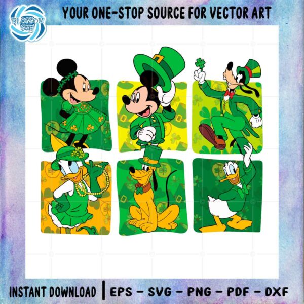 St Patrick's Day Mouse And Friends St Patricks Day Disney Vacations Svg