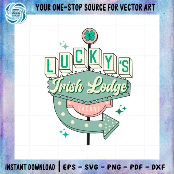 Lucky's Irish Lodge SVG Best Graphic Designs Cutting Files