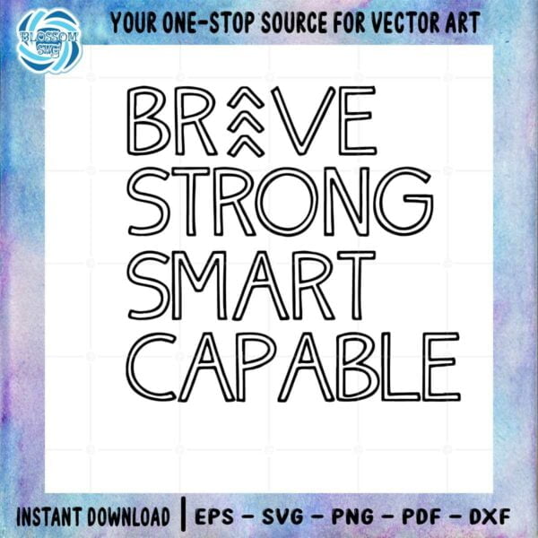 brave-strong-smart-capable-down-syndrome-awareness-svg