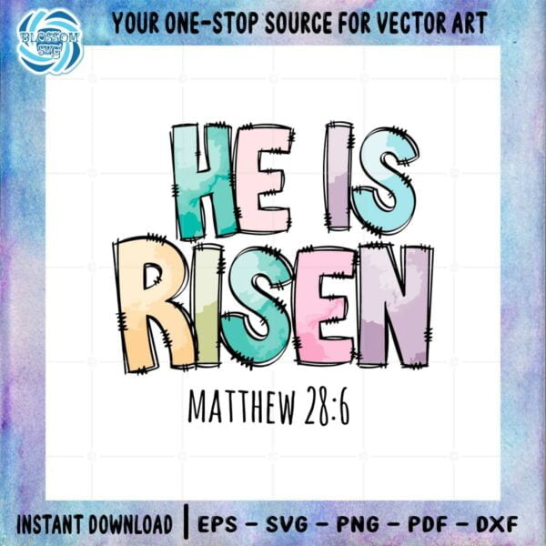 pastel-he-is-risen-cute-easter-svg-for-cricut-sublimation-files