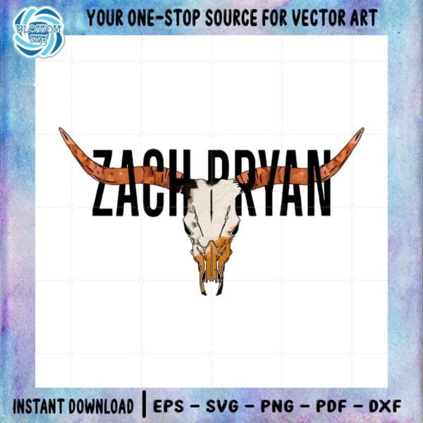 bullhead-zach-bryan-country-music-svg-graphic-designs-files