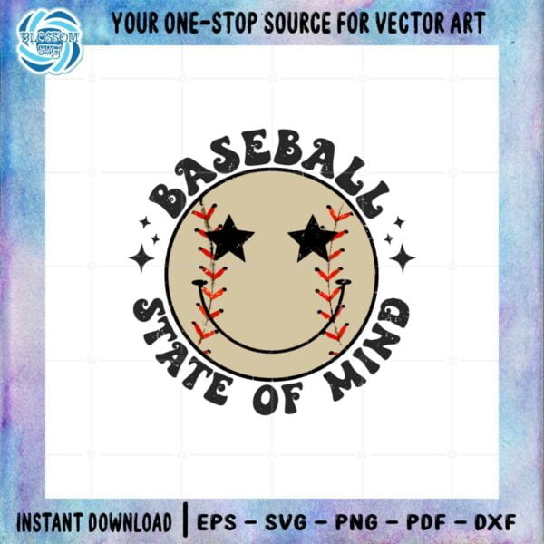baseball-state-of-mind-smiley-face-svg-graphic-designs-files
