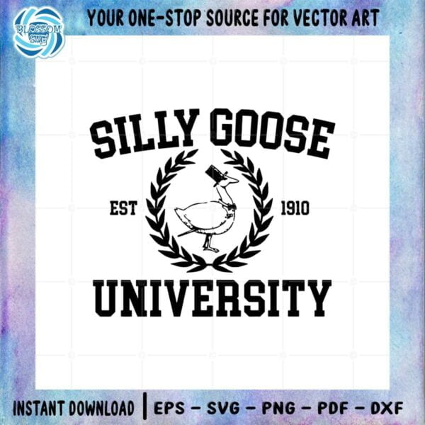 silly-goose-university-funny-goose-svg-graphic-designs-files