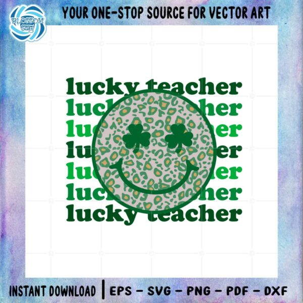 lucky-teacher-smiley-face-leopard-svg-graphic-designs-files