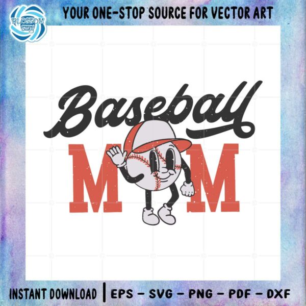 retro-baseball-mom-mascot-svg-for-cricut-sublimation-files