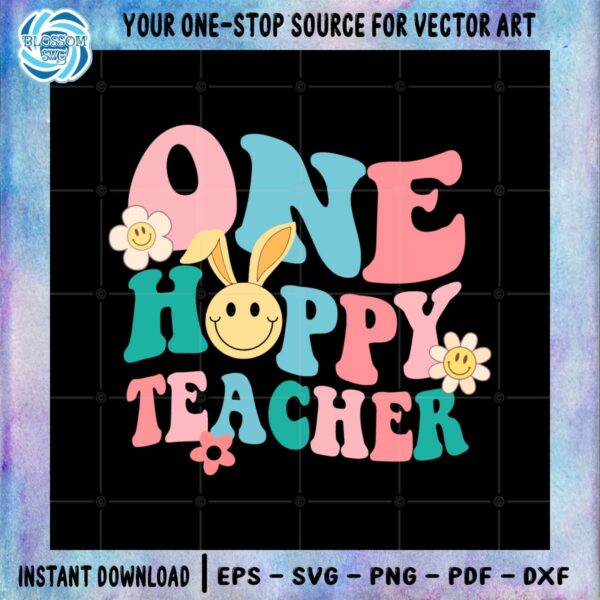 one-happy-teacher-smiley-face-floral-svg-graphic-designs-files