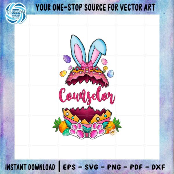 counselor-easter-egg-bunny-eat-png-sublimation-designs