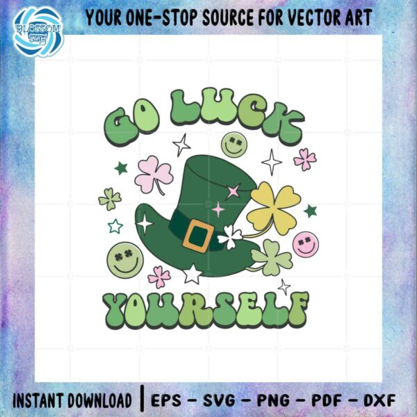 go-luck-yourself-irish-hat-smiley-face-svg-graphic-designs-files