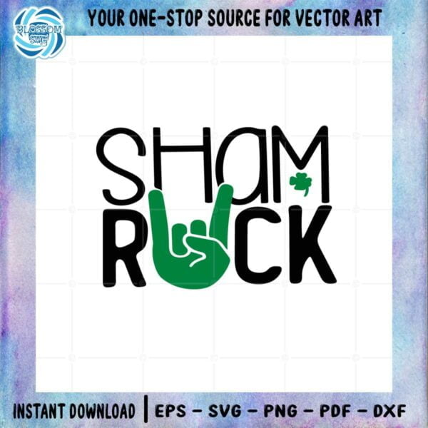 shamrock-rock-and-rool-hand-svg-files-silhouette-diy-craft