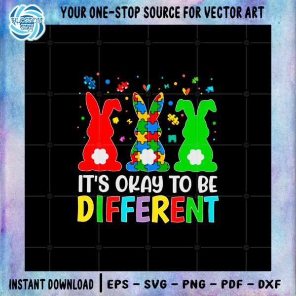 happy-easter-its-ok-to-be-different-autism-puzzle-bunny-svg