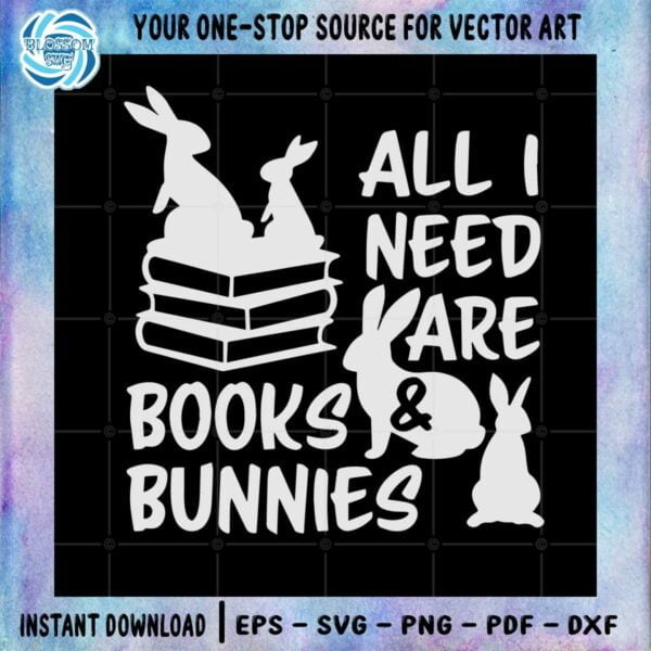 all-i-need-are-books-and-bunnies-funny-bookworm-easter-day-svg