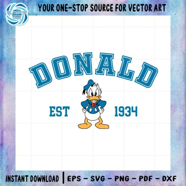 vintage-disney-donald-duck-est-1934-svg-graphic-designs-files