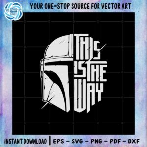 this-is-the-way-mandalorian-disney-svg-graphic-designs-files