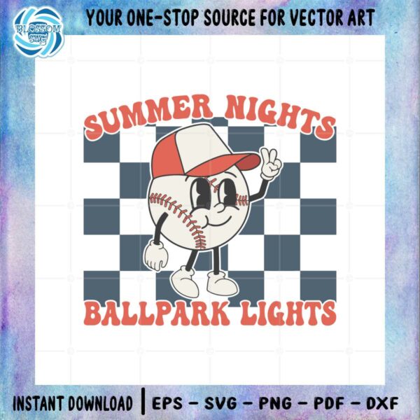 summer-nights-ballpark-lights-retro-baseball-vibes-svg