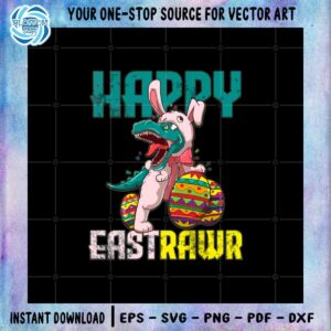 Dino Bunny Easter Day Svg Files For Cricut Sublimation Files