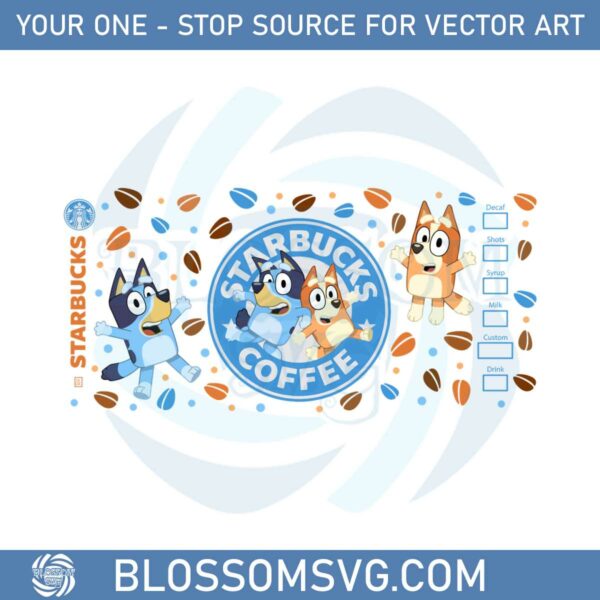 bluey-dog-starbuck-glass-cup-wrap-coffee-svg-graphic-designs-files