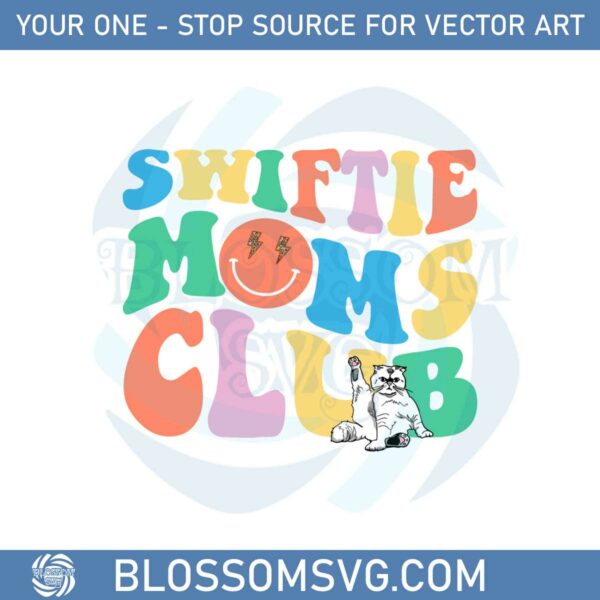 Swiftie Moms Club Karma Cat Funny Taylor Swift SVG Cutting Files