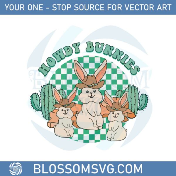howdy-bunny-kids-retro-vibes-svg-graphic-designs-files