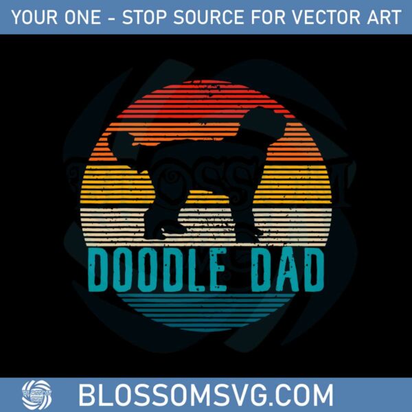 best-doodle-dad-ever-retro-fathers-day-svg-graphic-designs-files