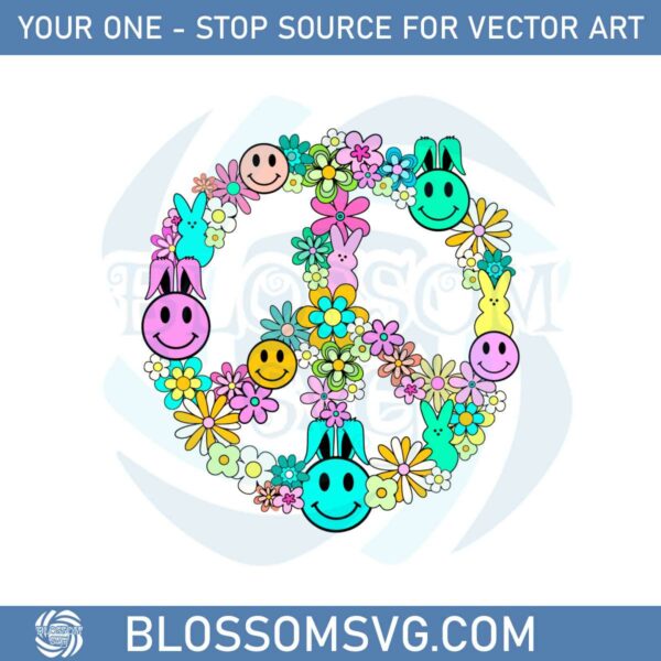retro-easter-floral-peace-smiley-face-bunny-ear-svg-cutting-files