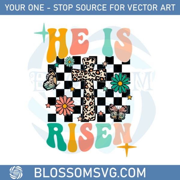 retro-he-is-risen-leopard-christian-easter-cross-svg-cutting-files