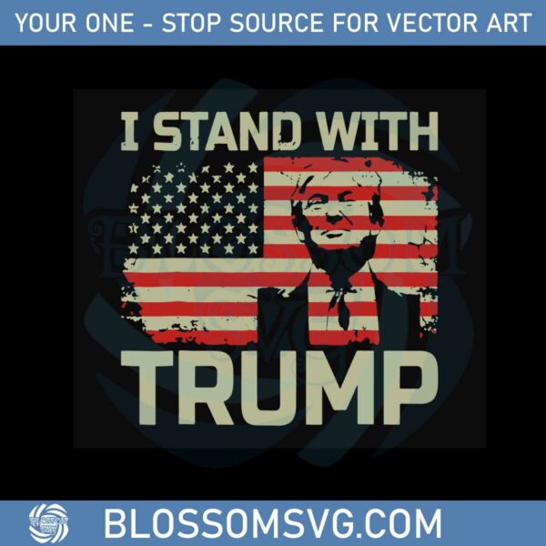 vintage-i-stand-with-trump-american-flag-svg-cutting-files