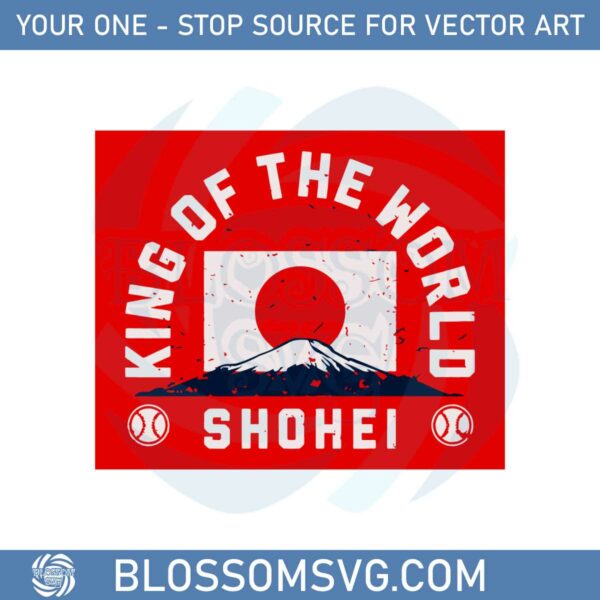 shohei-ohtani-king-of-the-world-best-svg-cutting-digital-files