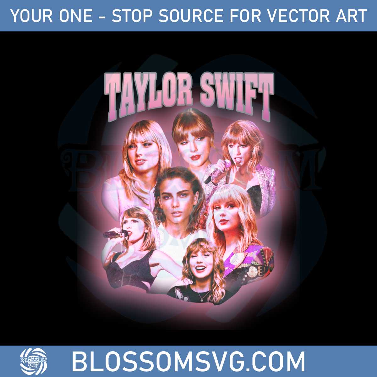 Taylor Swift Concert Swiftie Fan Png Silhouette Sublimation Files