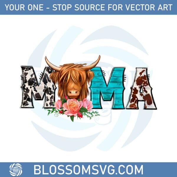 mama-longhaired-cow-mama-cowboy-png-silhouette-files