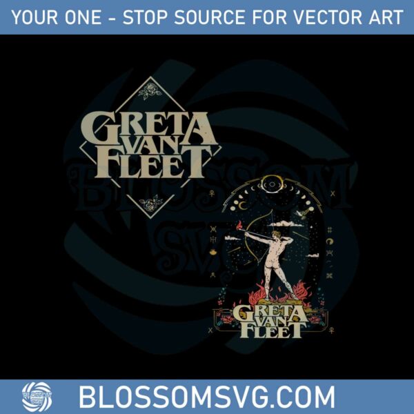 greta-van-fleet-dream-in-gold-tour-2023-anthem-of-the-peaceful-army-svg
