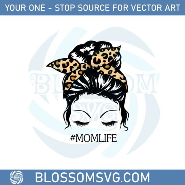mom-life-leopard-messy-bun-mom-svg-graphic-designs-files