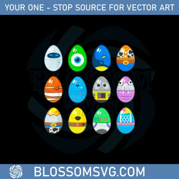pixar-classic-characters-easter-eggs-best-svg-cutting-digital-files