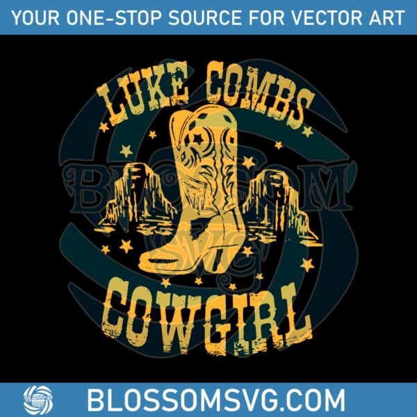 vintage-luke-combs-cowgirl-country-music-svg-cutting-files