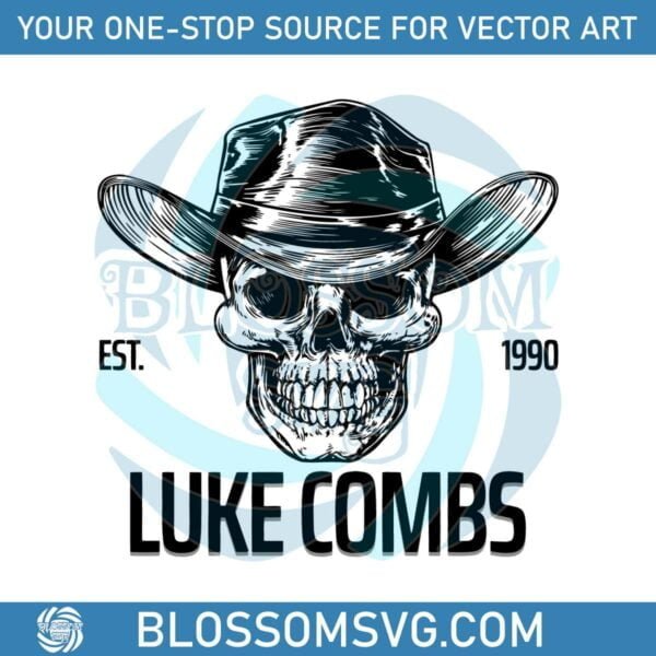 vintage-luke-combs-90s-country-music-western-cowboy-skull-svg