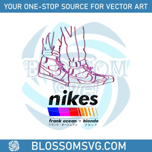 Frank Ocean Blond Nikes Drawing Svg Graphic Designs Files