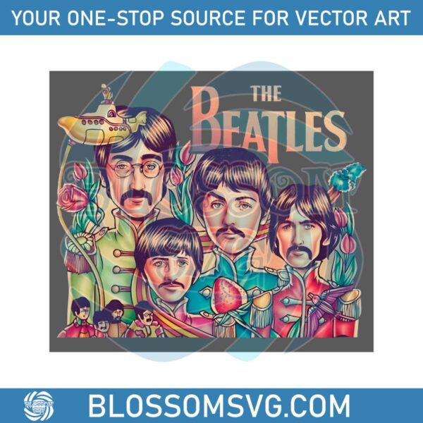 comfort-colors-the-beatles-rock-and-roll-png-silhouette-files