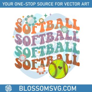 floral-softball-groovy-cheer-mama-svg-graphic-designs-files